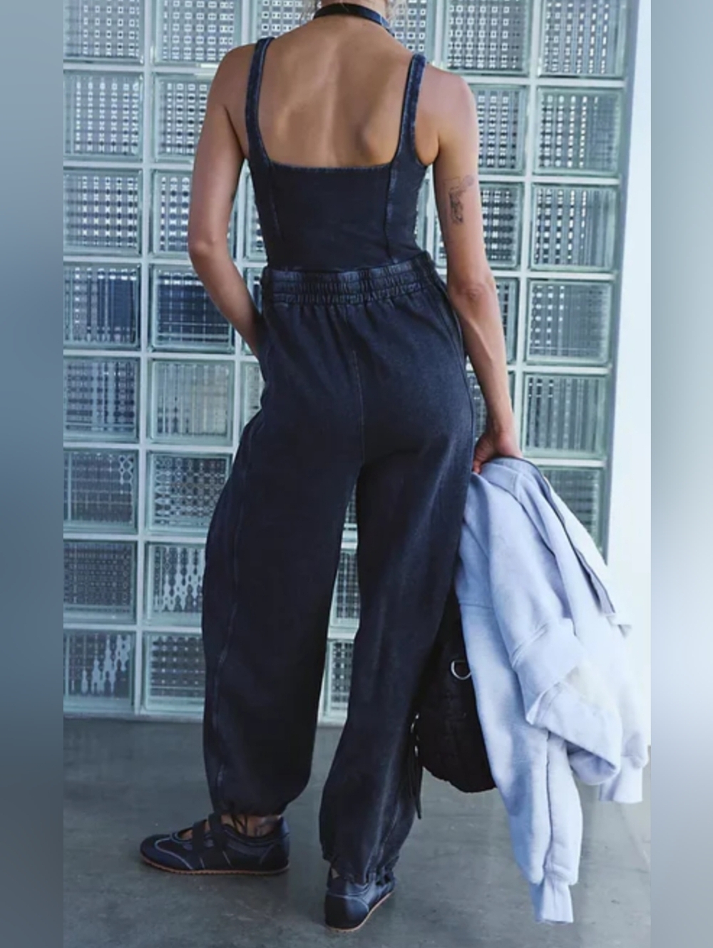 Free People Movement Inbound Onisie Jumpsuit In Blue - Picture 2 of 7